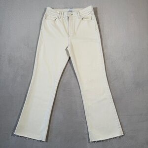 Pistola Jeans Womens Size 28 Sandstone Lennon High Rise Crop Boot